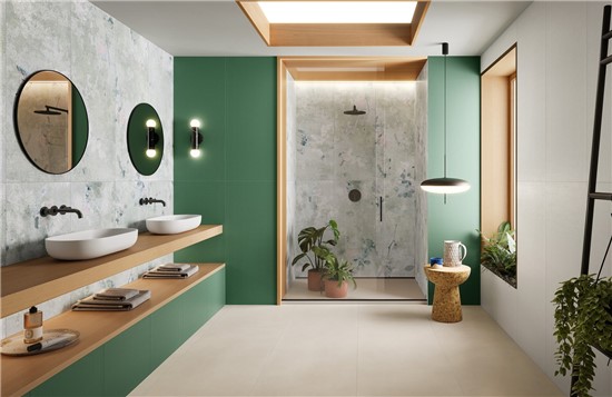 FLORAL στο manetas.net με ποικιλία και τιμές σε Tiles μπάνιου, κουζίνας, εσωτερικου και εξωτερικού χώρου marcacorona-lilysuitegreen.jpg 